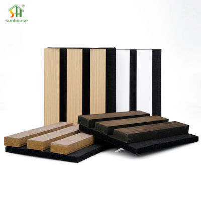 Καλή τιμή. Ακουστικές πλάκες από ξύλο 20mm 25mm Ακουστικός ήχος Πίνακες τοίχου 4x8ft σε απευθείας σύνδεση