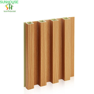 Modern Co-Extrusion WPC Wall Panel for Outdoor Hotel Decor PVC Exterior Cladding with Waterproof Feature Wood PVC Core Panel