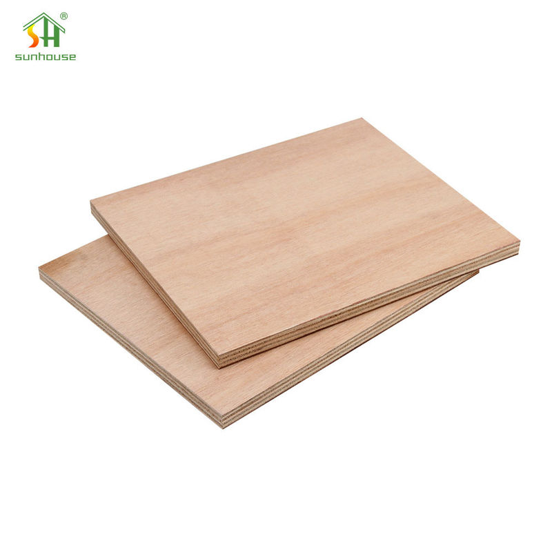 High Strength 18mm Melamine Plywood Board Termite Proof For Construction Applications