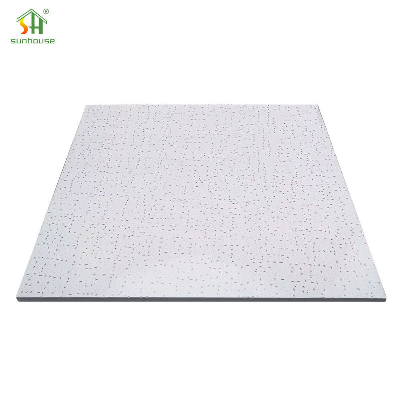 Customized Mineral Fiber Ceiling Tiles Fire Resistant Sound Insulation Board