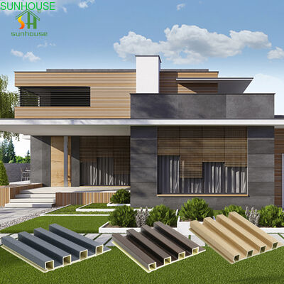 Καλή τιμή. WPC Wall Panel Ξενοδοχείο Εφαρμογή Διακόσμησης Τοίχων Γραφείου για Μοντέρνα Κτίρια Εσωτερική Εξωτερική Διακόσμηση Εφαρμογή σε απευθείας σύνδεση