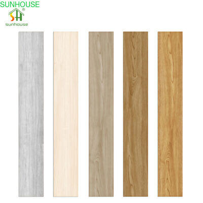 6mm SPC Stone Plastic Composite Flooring 7x48 Inch Αδιάβροχο Αντιολισθητικό R9 Πυράντοχο Κλάσης Β για Οικιακή και Ελαφριά Εμπορική Χρήση